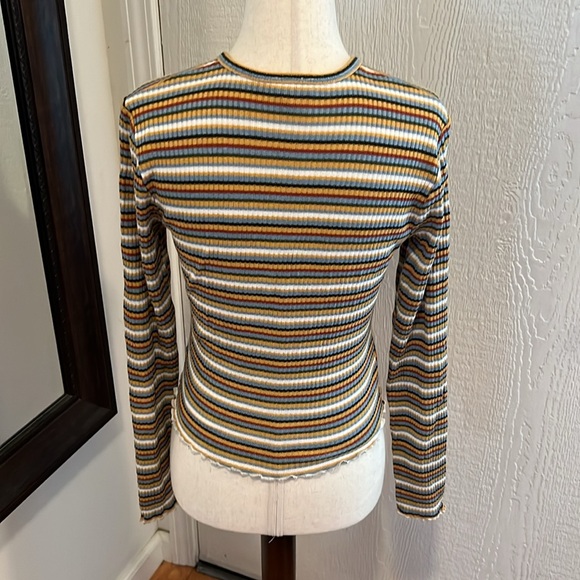 Retro Knit Striped Cardigan - Picture 4 of 6